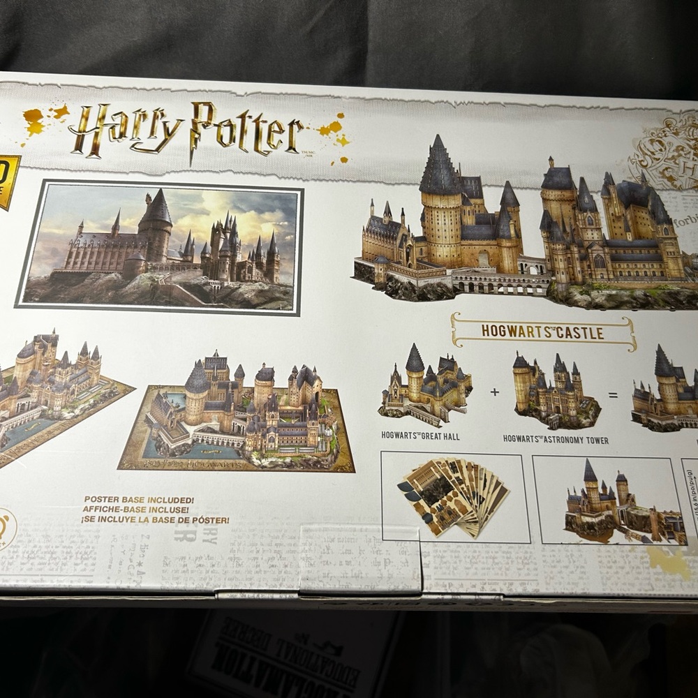 Harry Potter Hogwarts Castle 3D Puzzle still wrapped